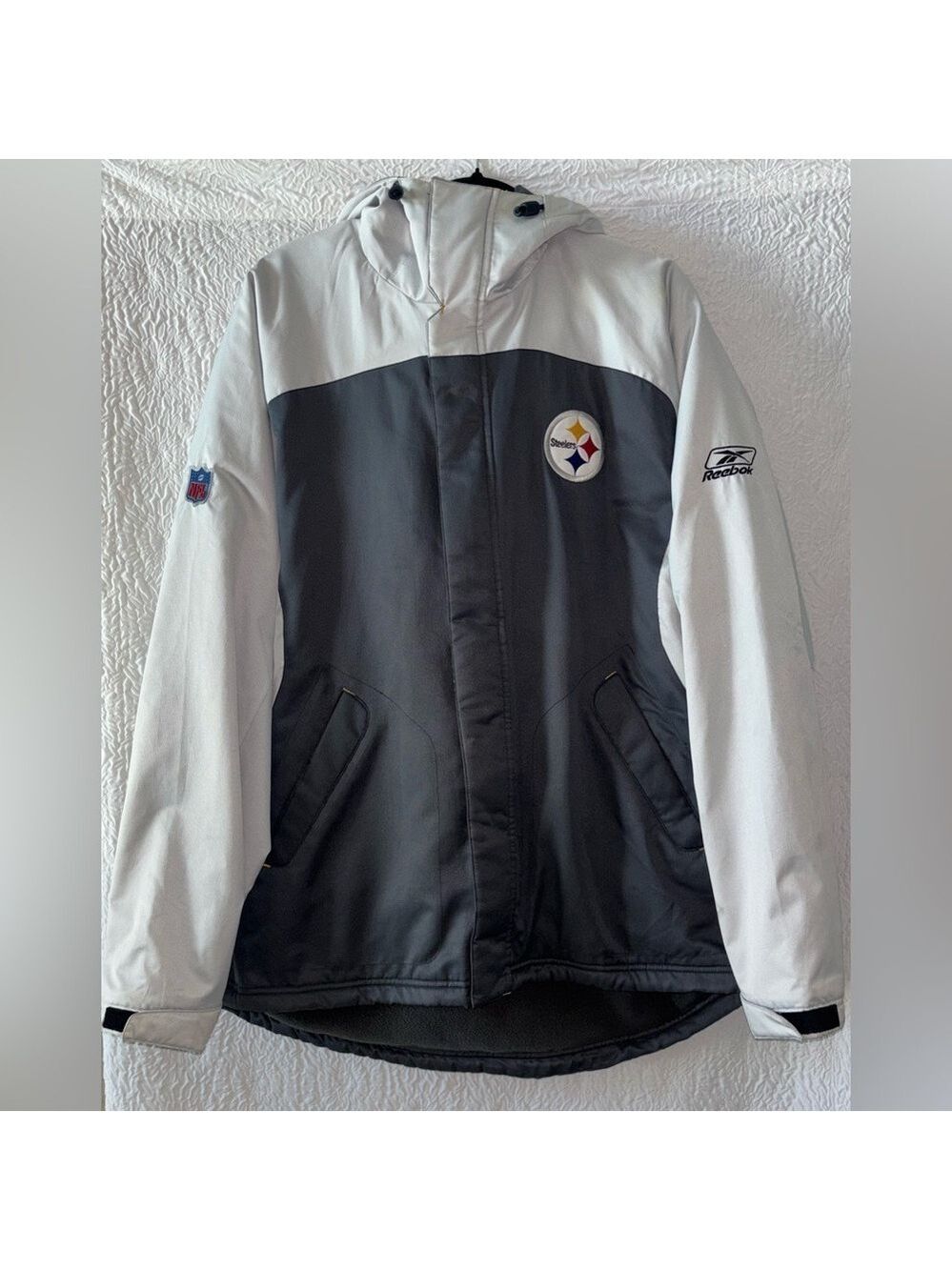 Reebok NFL Pittsburg Steelers Team Apparel Parka Jacket